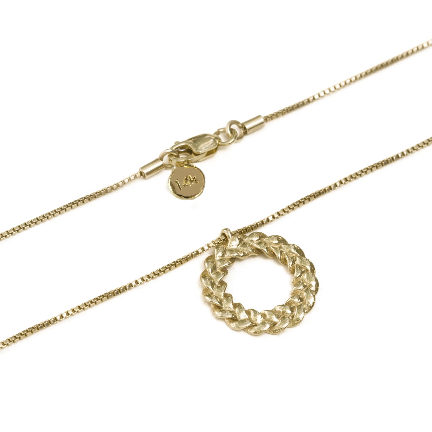 Eternal Circle of Braids Necklace