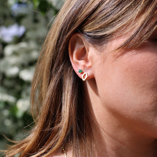 Kathe Mera Concept Signature Studs - Rombus Earrings