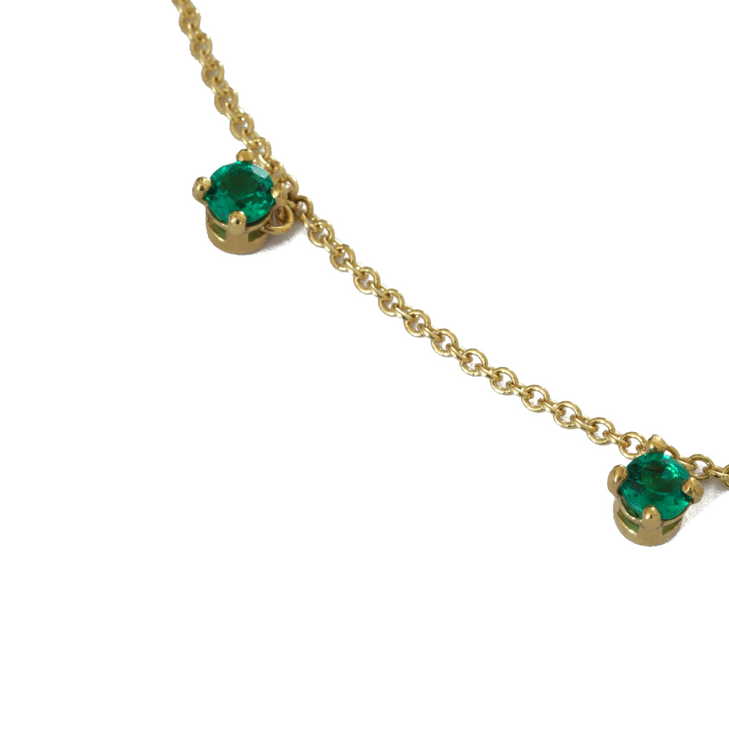 Five Emerald Bracelet