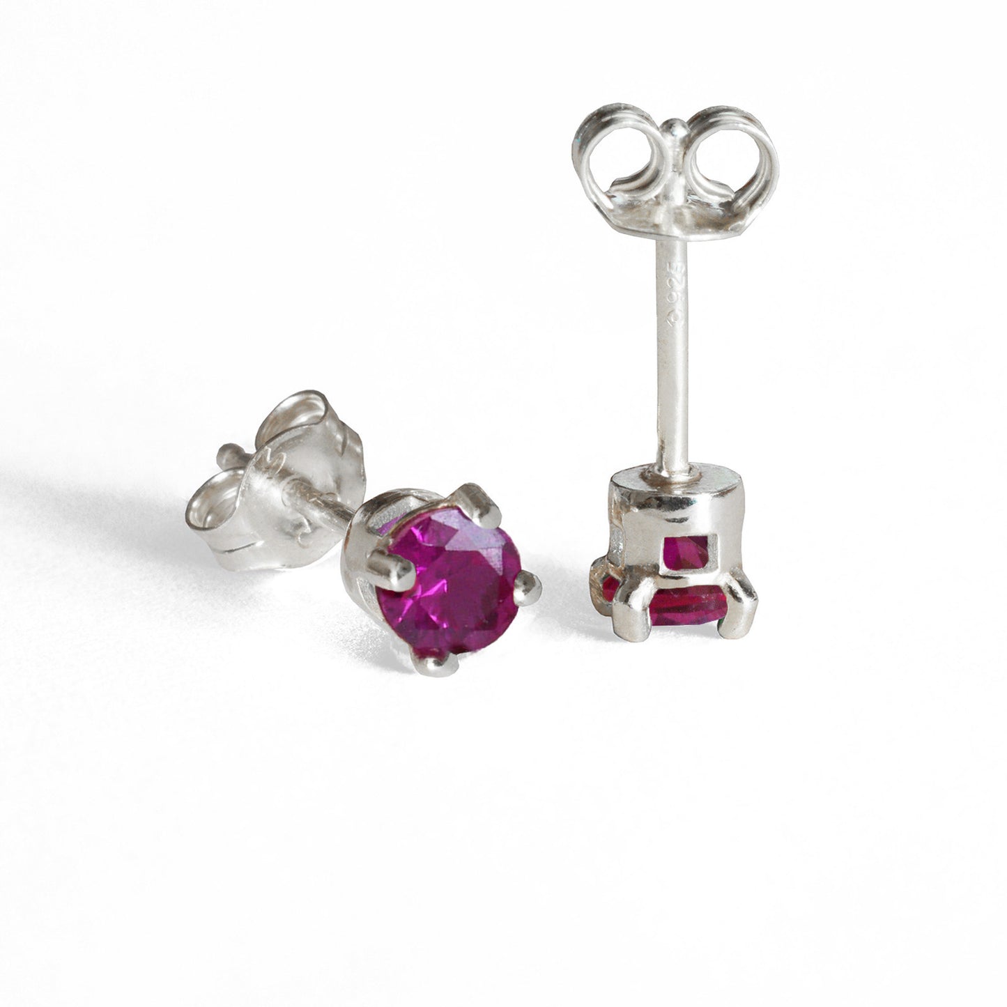 Ruby Stud Earrings