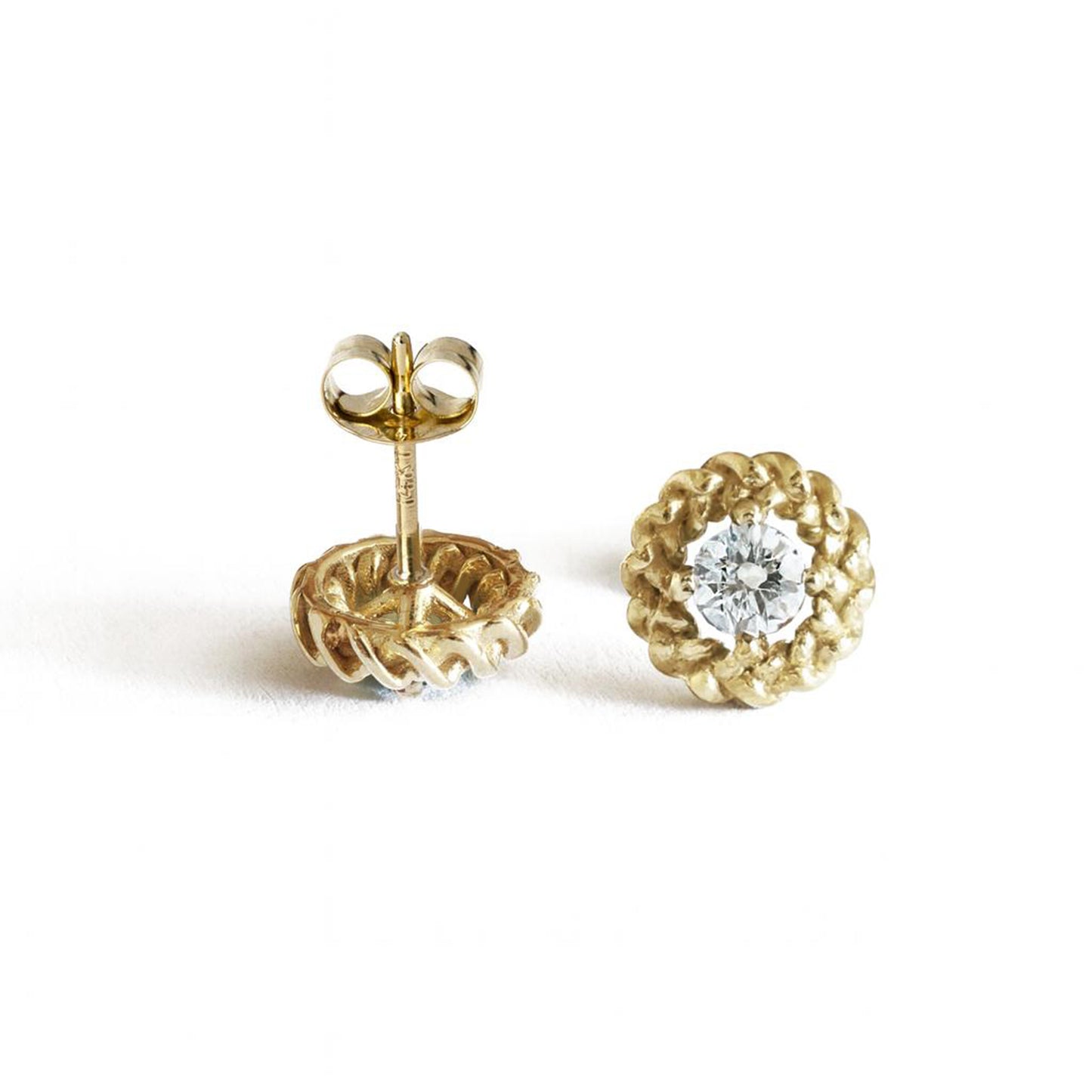 Harmony Diamond Gold Earrings
