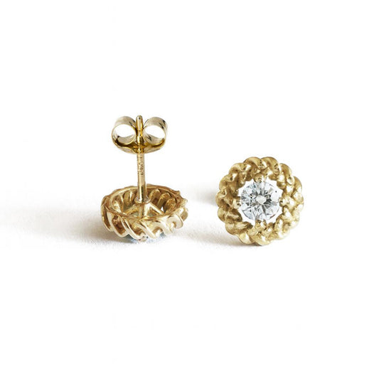 Harmony Diamond Gold Earrings