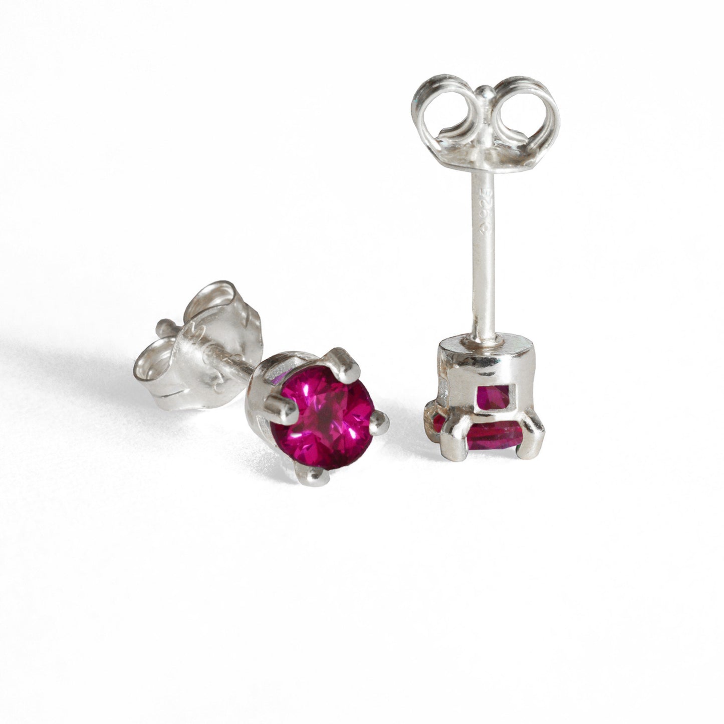 Ruby Stud Earrings