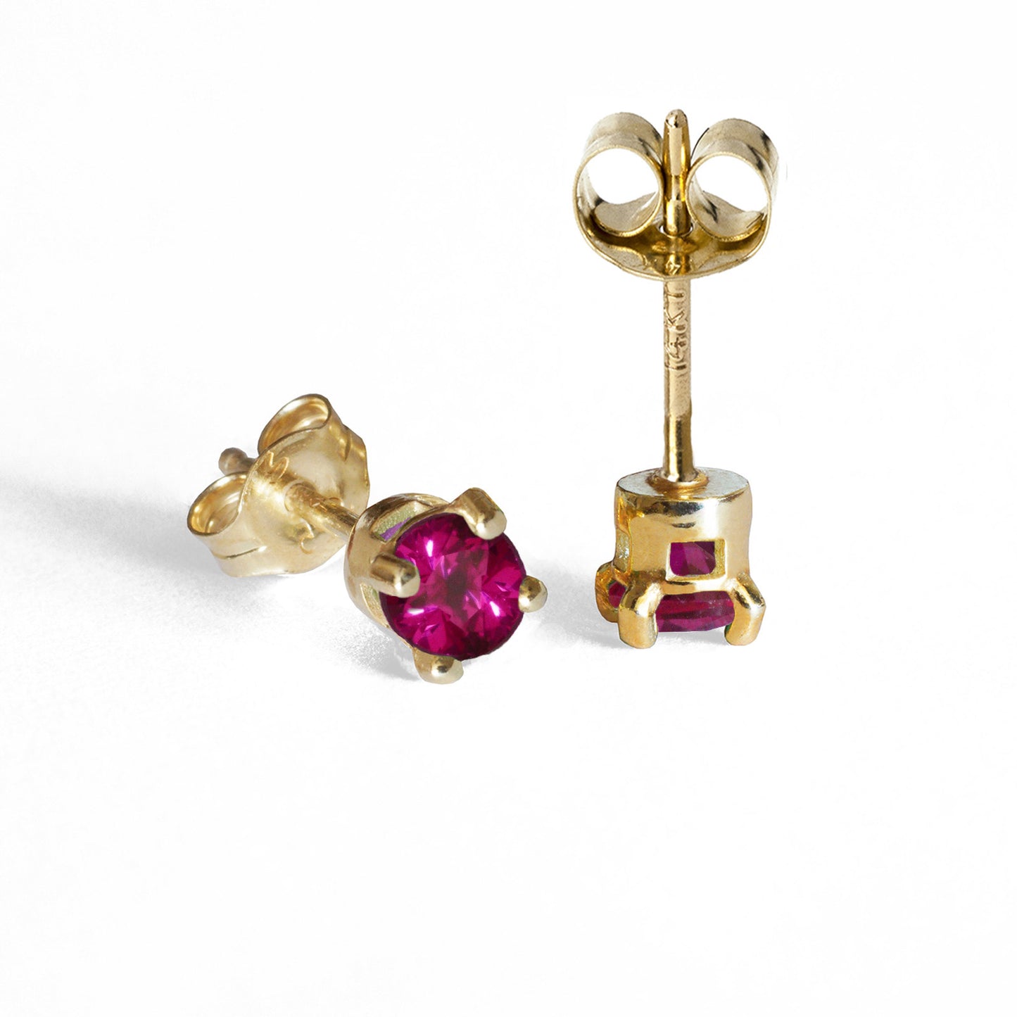 Ruby Stud Earrings