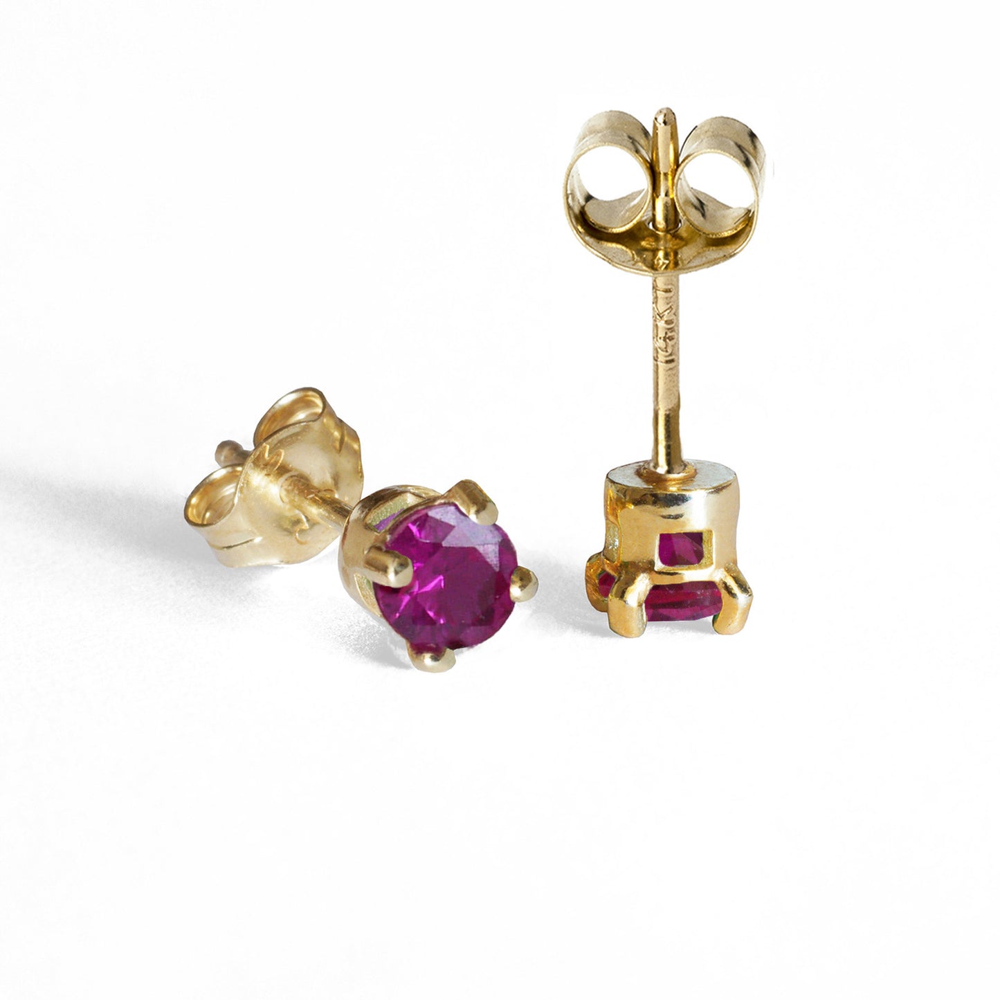 Ruby Stud Earrings