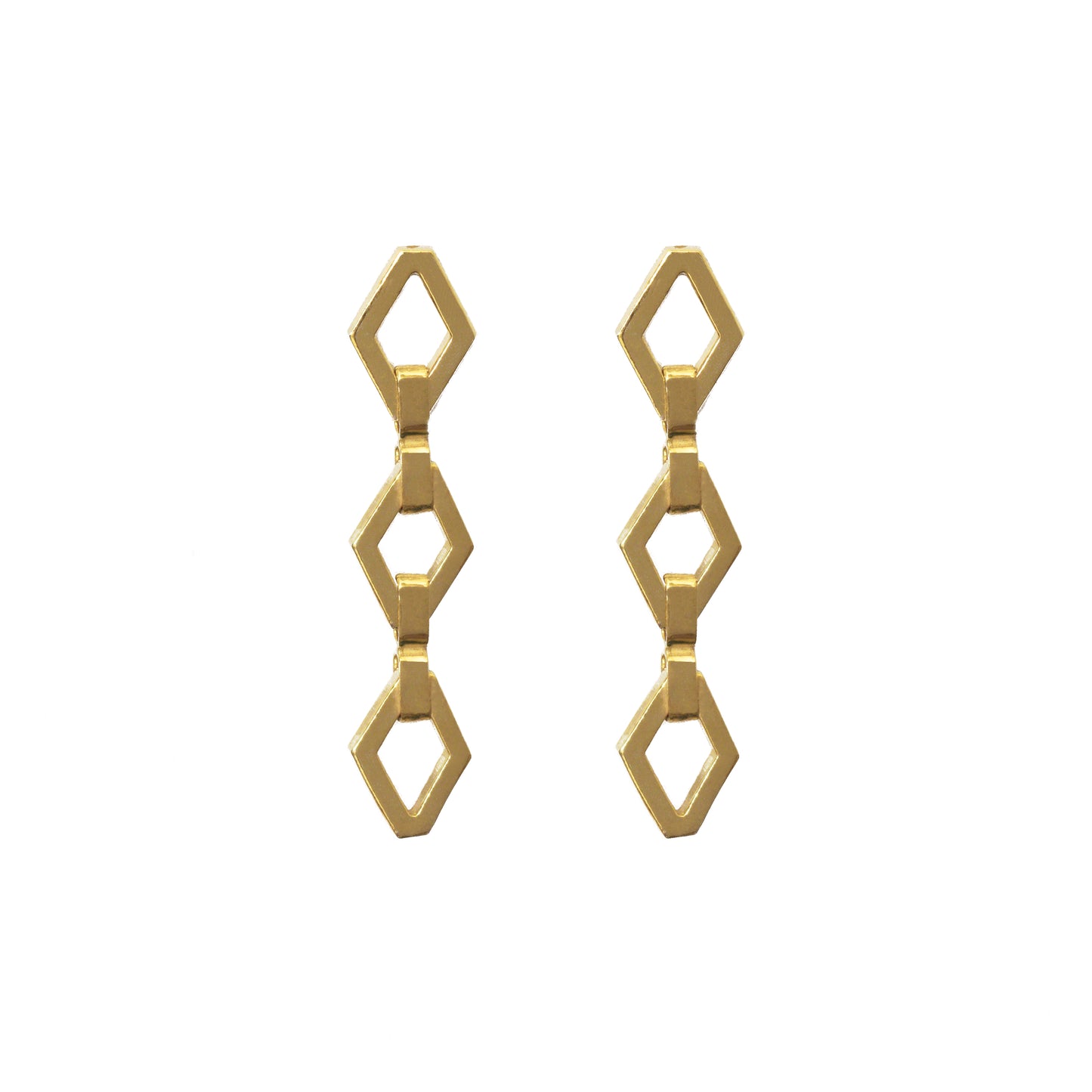Kathe Mera Concept Triple Signature Earrings - Rombus Earrings