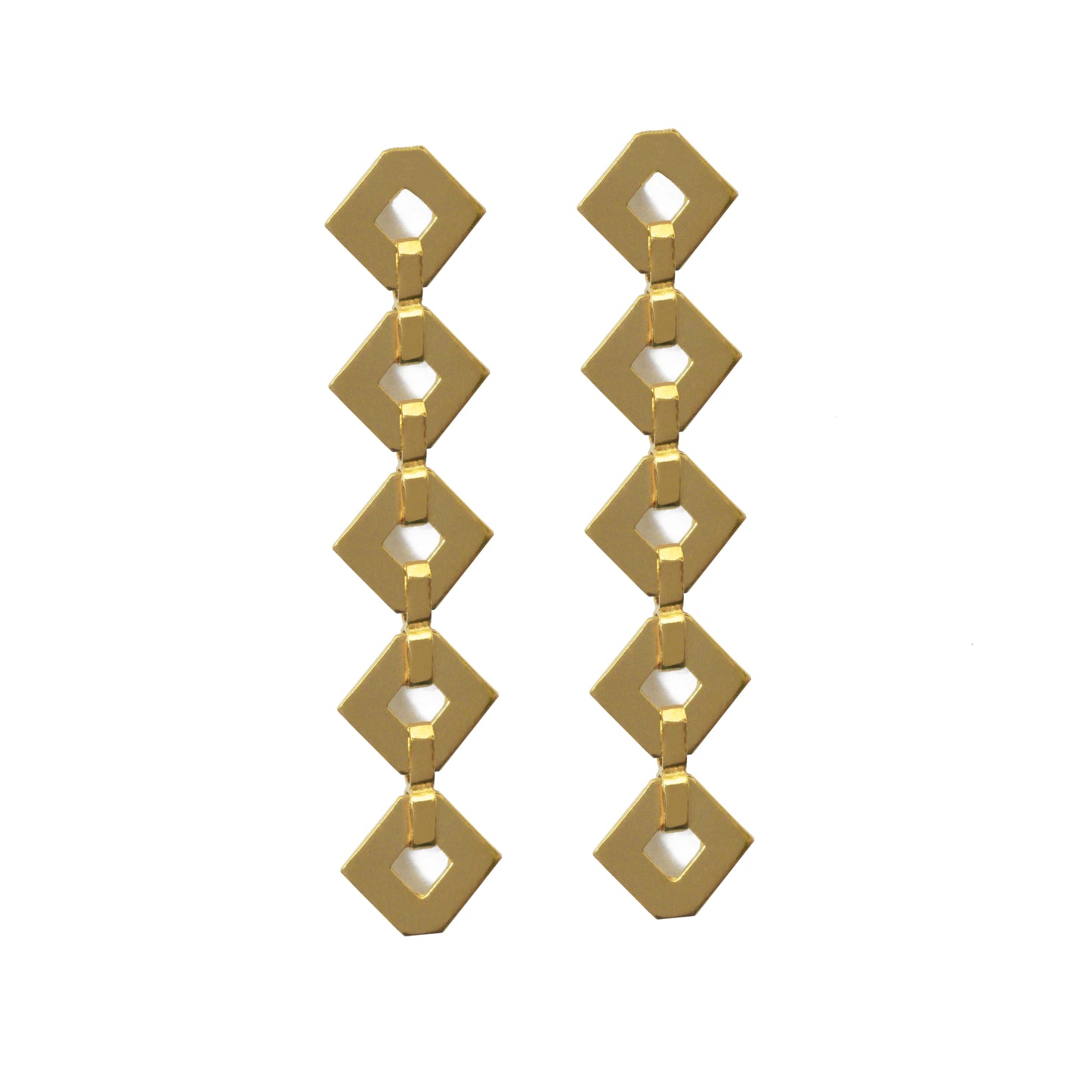 Kathe Mera Concept Five Square Signature Earrings