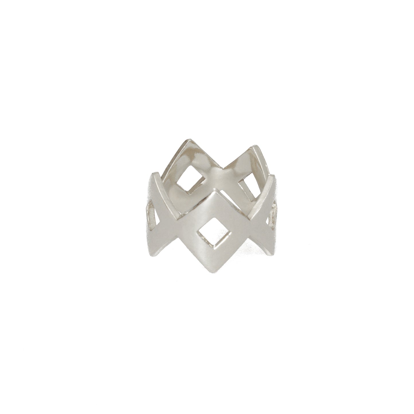 Squares Silver Ring