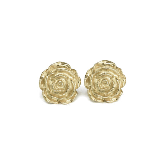 Big Rose Stud Earrings