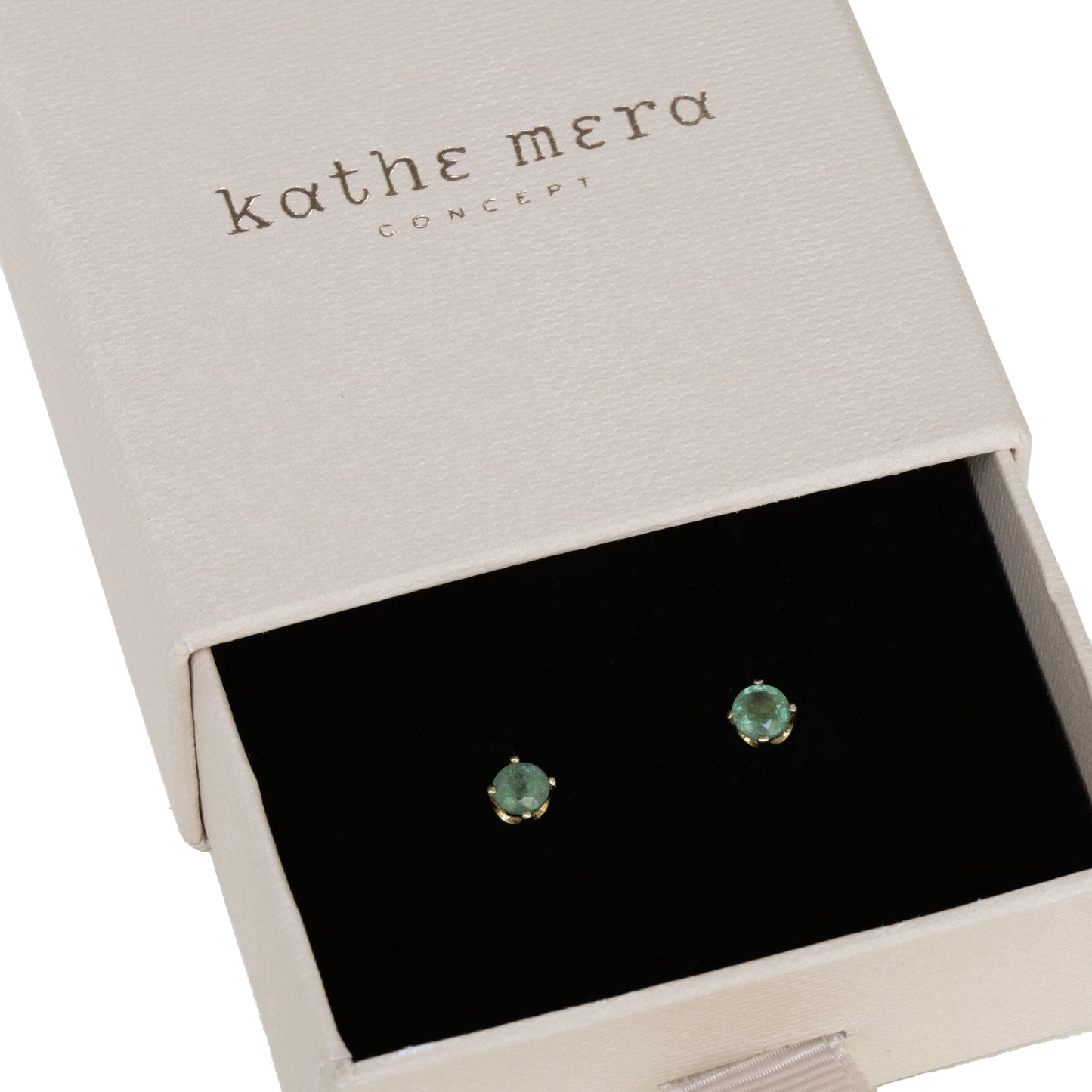 Emerald Stud Earrings