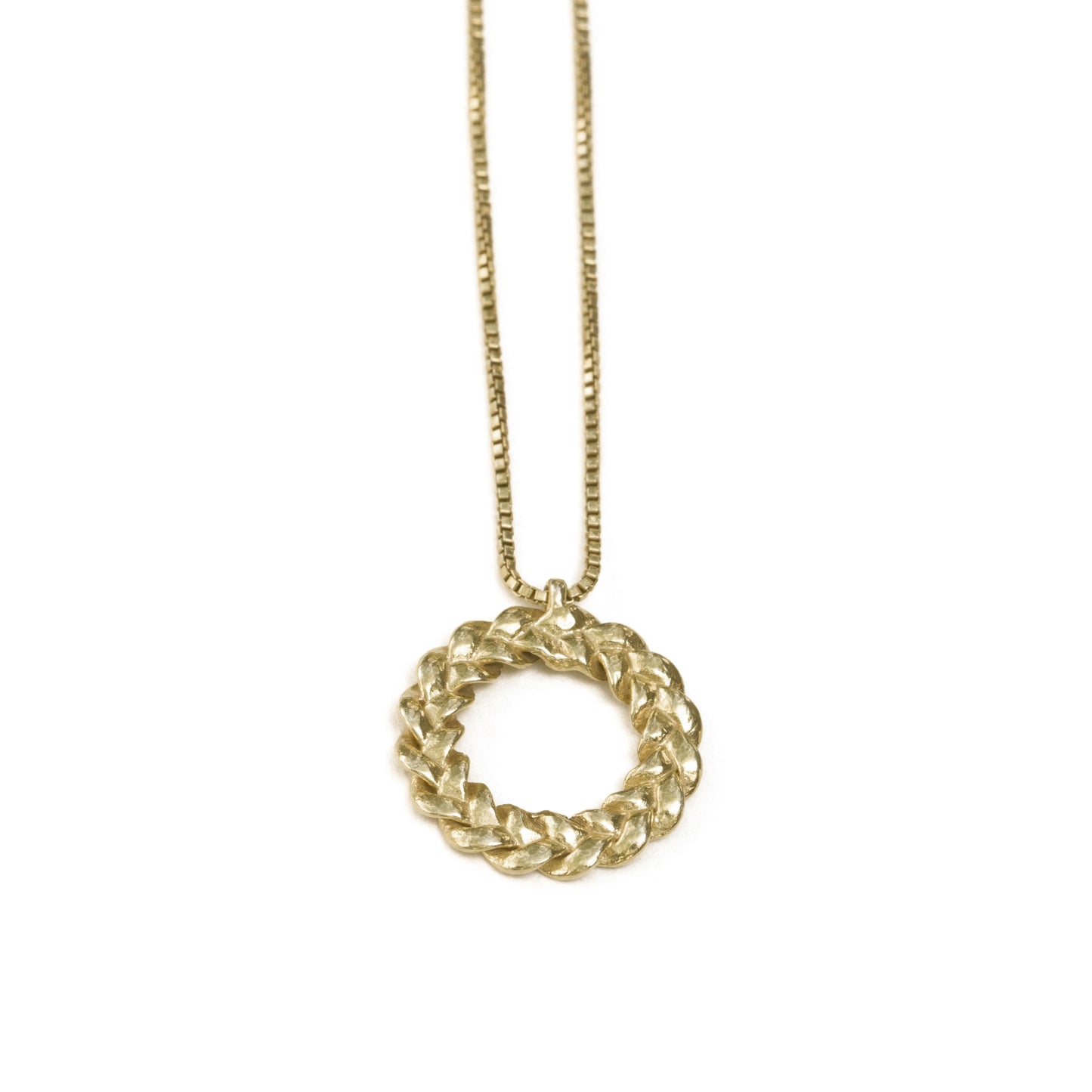 Eternal Circle of Braids Necklace