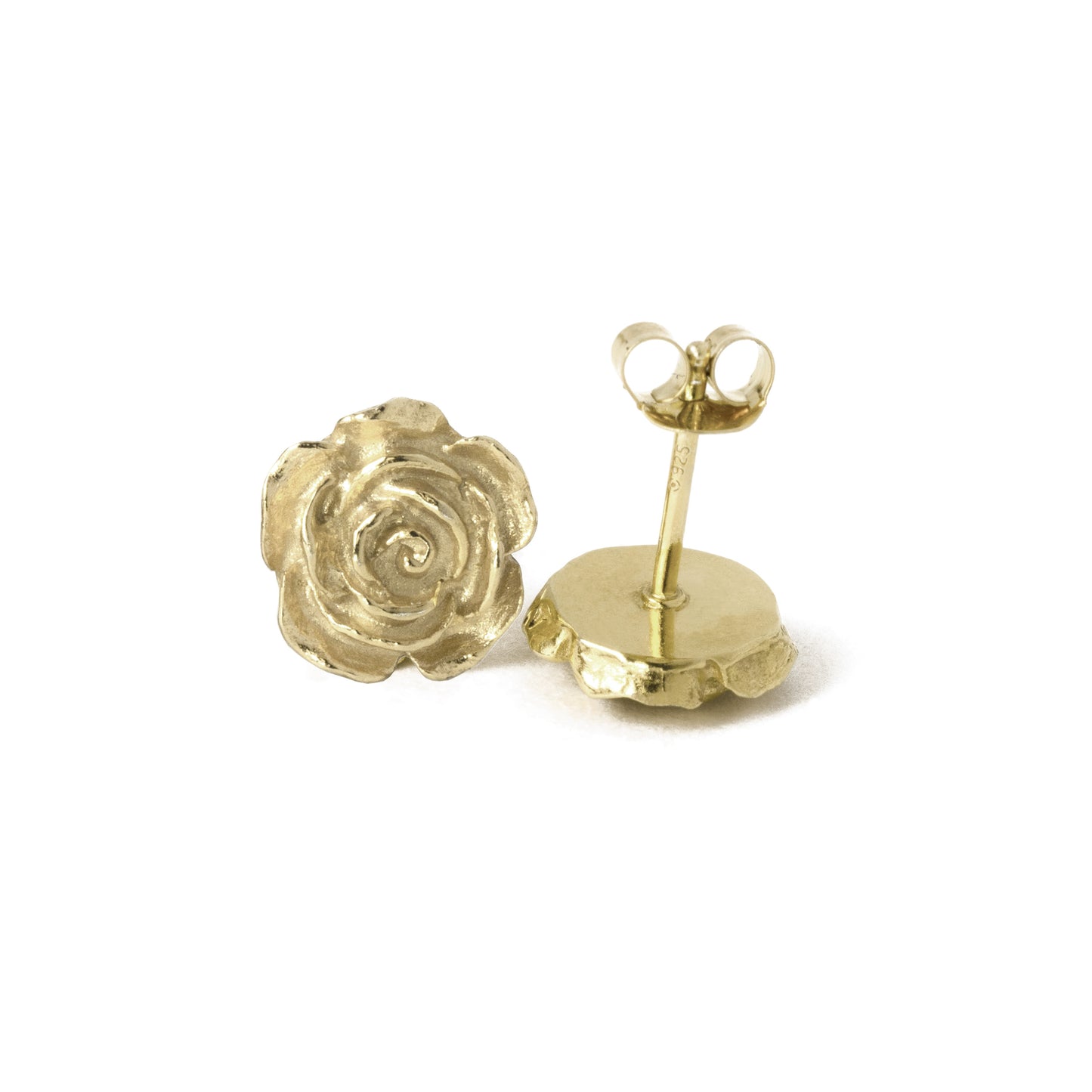 Small Rose Stud Earrings