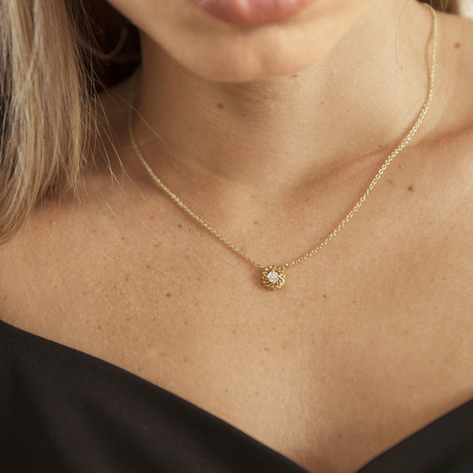 Harmony Braid Diamond Necklace