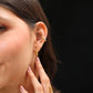 Small Beaded Hoops Earrings