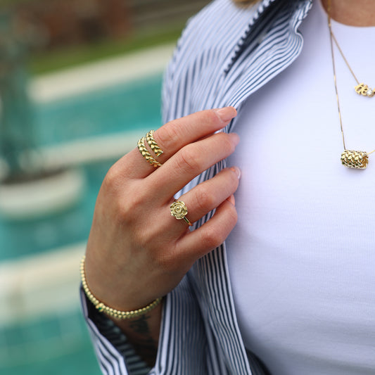 Cylinder Braid Necklace