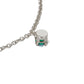 Five Emerald Silver Bracelet