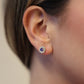 Bundle: Lab Grown Diamonds, Emeralds, Rubies, Amethysts Studs With Jackets