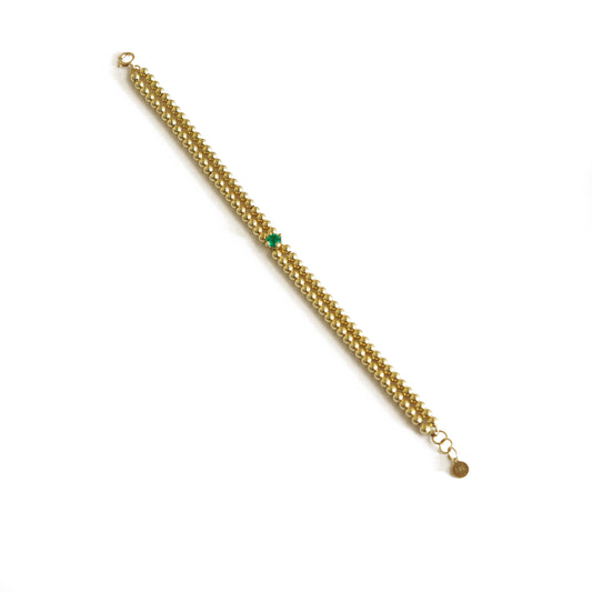 Emerald Beads Bracelet