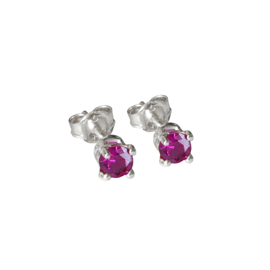 Ruby Stud Earrings