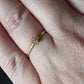 Diamond, Emerald, Champaign Diamond Round Ring