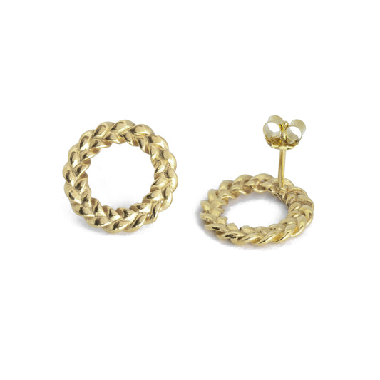 Eternal Circle of Braids Earrings