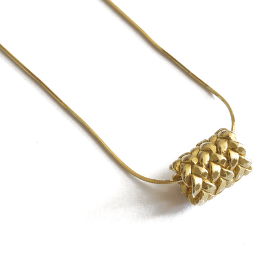 Cylinder Braid Necklace