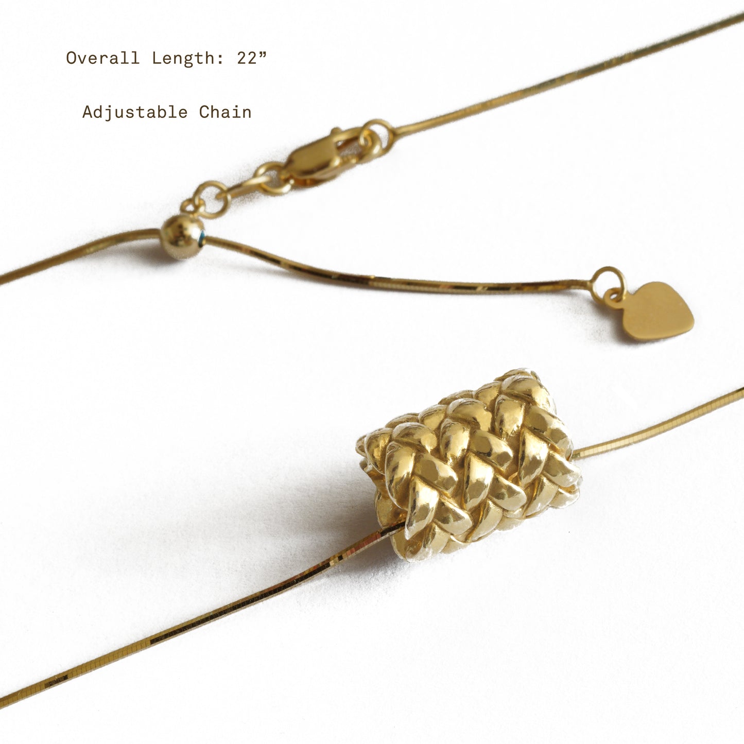 Cylinder Braid Necklace