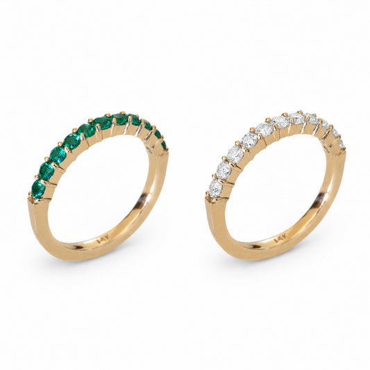 Mini Stone Band Ring