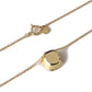 Solid Gold Mini Rose Necklace