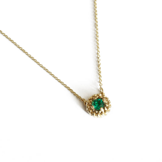 Harmony Braid Emerald Necklace