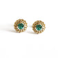 Harmony Emerald Gold Earrings