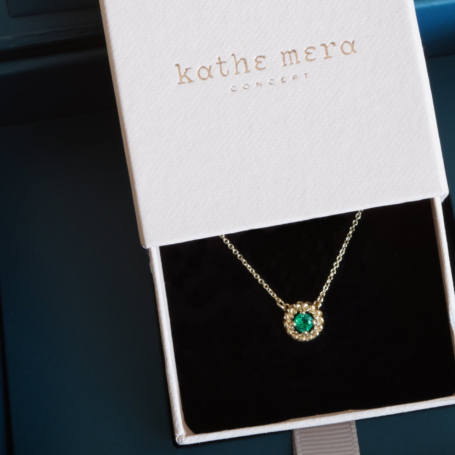 Harmony Braid Emerald Necklace