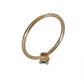 Diamond, Emerald, Champaign Diamond Round Ring