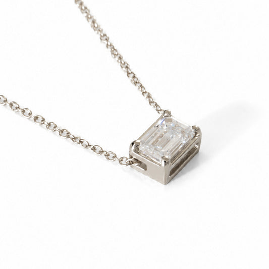 Lazos Diamond Necklace 14k White Gold