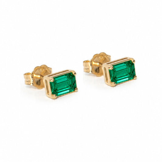 Lazos Emerald Earrings
