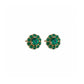 Bundle: Lab Grown Diamonds or Emeralds Studs With Emerald Jackets
