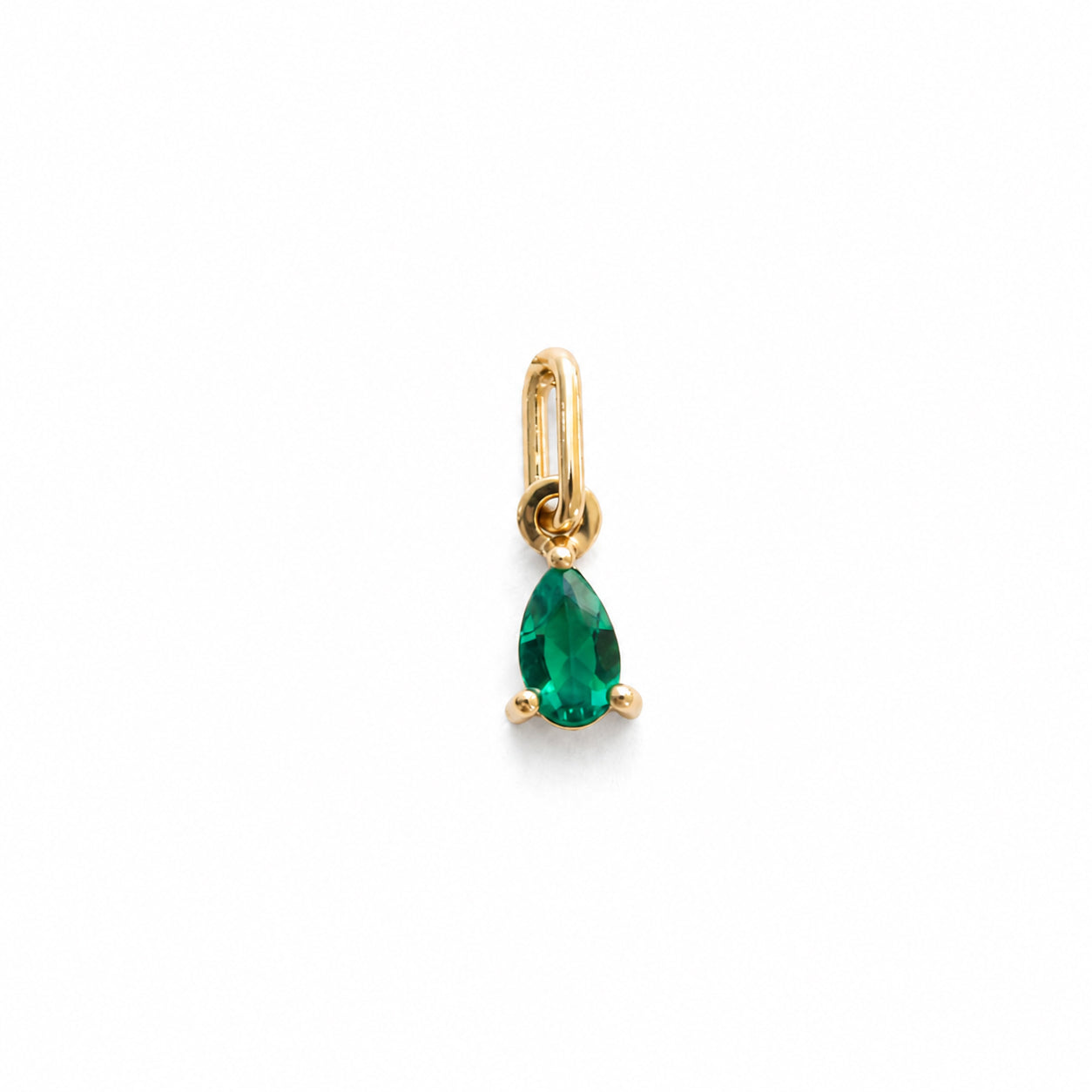 Emerald Teardrop Necklace