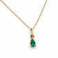 Emerald Teardrop Necklace