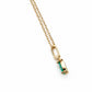 Emerald Teardrop Necklace