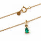 Emerald Teardrop Necklace