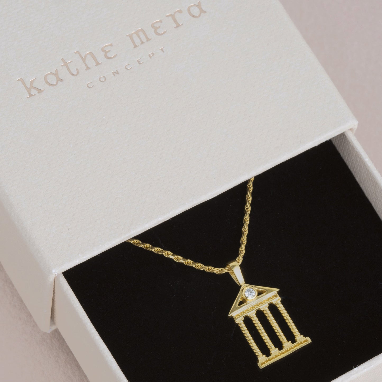 Greek Temple Necklace