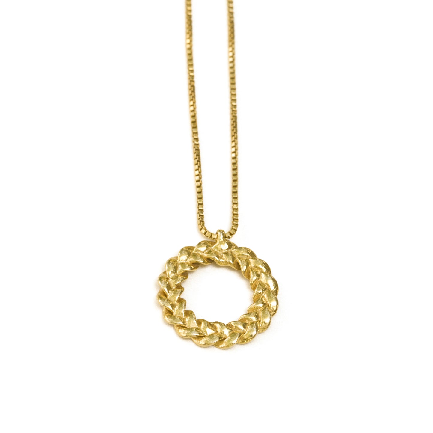 Eternal Circle of Braids Necklace