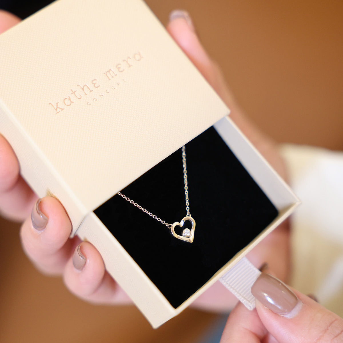 Eternal Diamond Heart Necklace