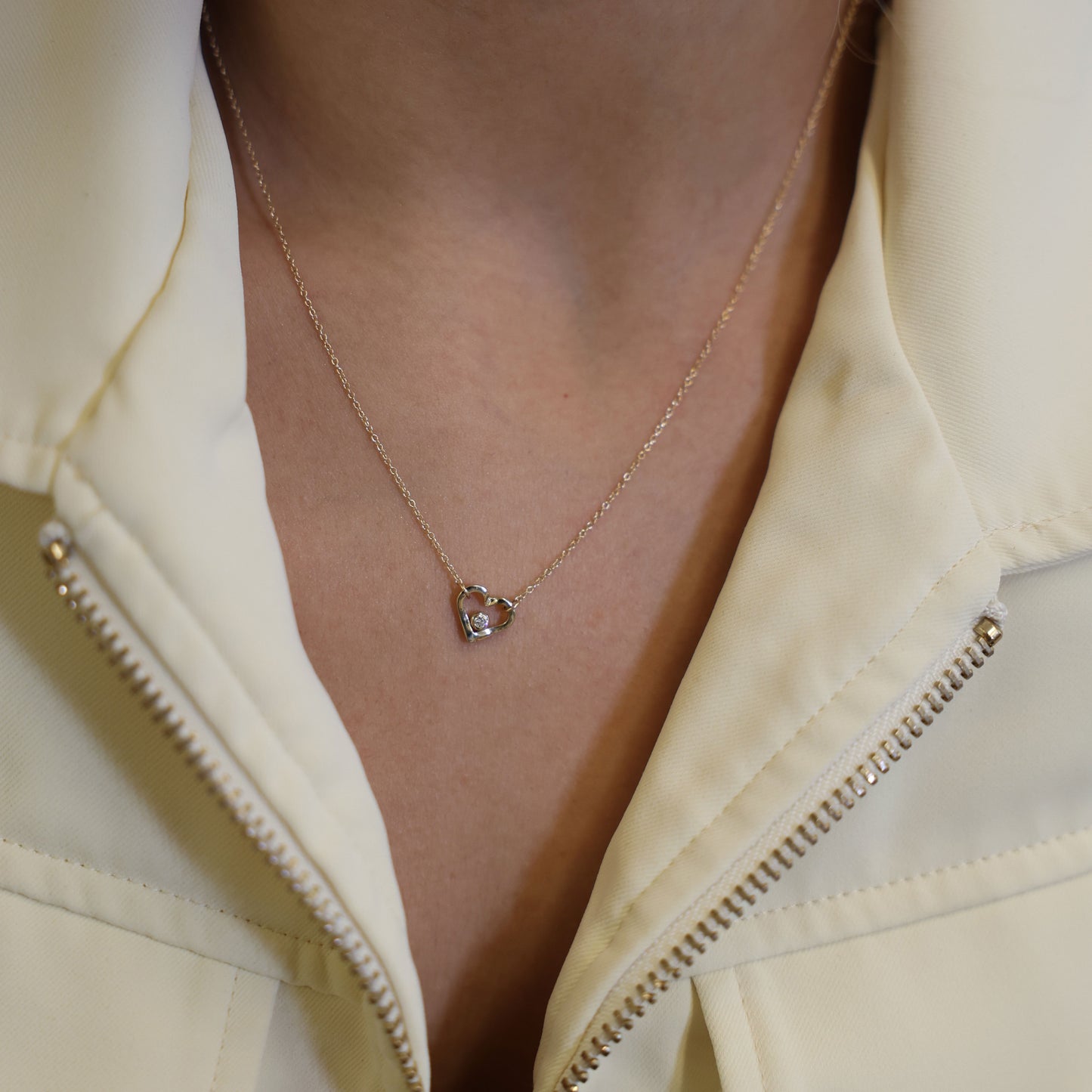 Eternal Diamond Heart Necklace