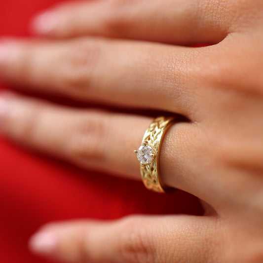 Diamond Mesh Ring