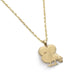 Solid Gold Greek Owl Necklace