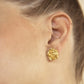 Big Rose Stud Earrings