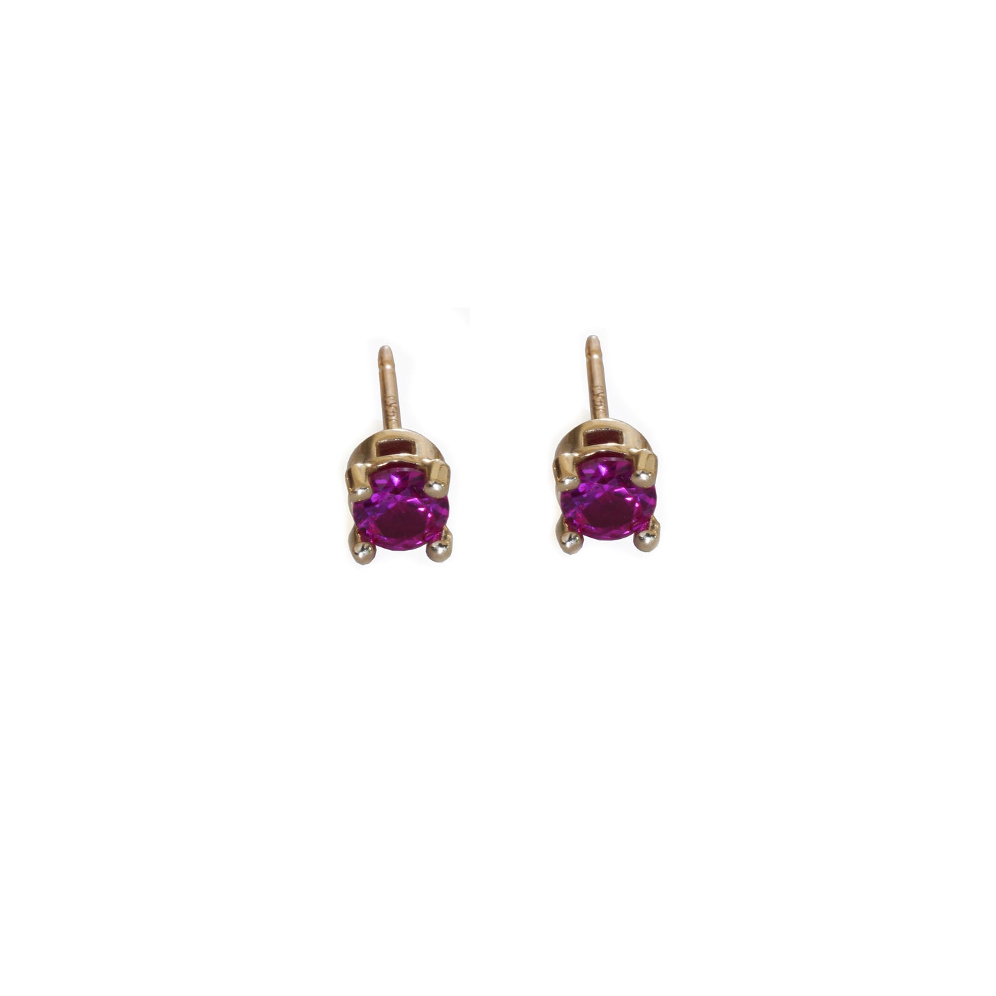 Ruby Stud Earrings