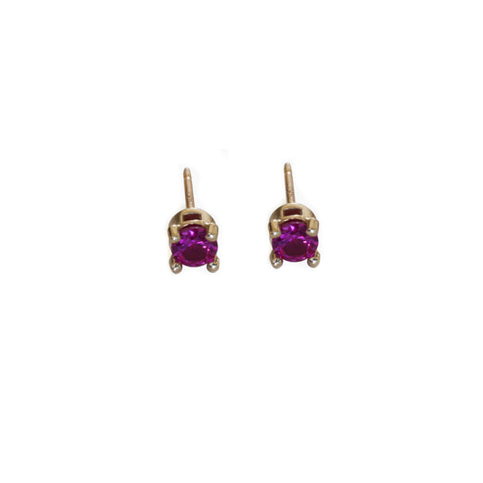Ruby Stud Earrings