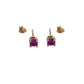 Ruby Stud Earrings